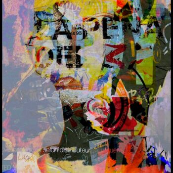 Photographie intitulée "Tête d'Affiches" par Borrel, Œuvre d'art originale, Photographie numérique Monté sur Plexiglas