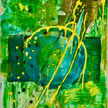 Peinture intitulée "Synapses d'etoiles…" par Georges Lievre, Œuvre d'art originale, Acrylique