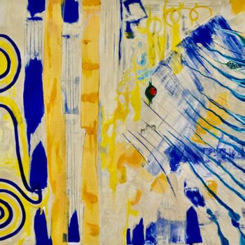 Peinture intitulée "Spectre indien" par Georges Lievre, Œuvre d'art originale, Acrylique