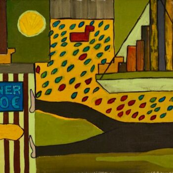 Peinture intitulée "Rêve de gains" par Georges Lievre, Œuvre d'art originale, Acrylique