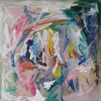 Peinture intitulée "Migraine Vision" par Jan O'Sullivan, Œuvre d'art originale, Acrylique Monté sur Châssis en bois