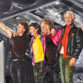 Pittura intitolato "Last Time Together" da Daisy Dimphna, Opera d'arte originale, Olio