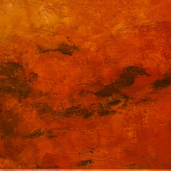 「Abstract 8」というタイトルの絵画 Ruggeriによって, オリジナルのアートワーク, アクリル ウッドストレッチャーフレームにマウント