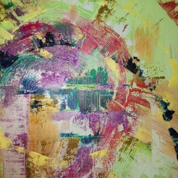 Painting titled "The halo of spring…" by Yulia Larionova, Original Artwork, Acrylic
