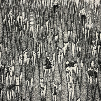 Εκτυπώσεις & Χαρακτικά με τίτλο "Tales of the Forest" από Tim Southall, Αυθεντικά έργα τέχνης, Etching