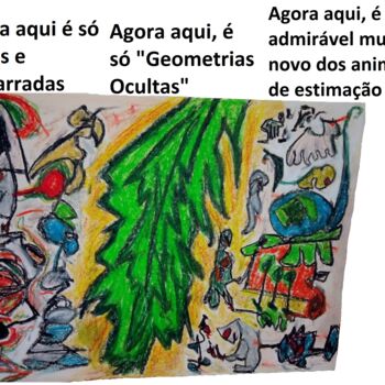 "O Mundo Invertido D…" başlıklı Resim Sónia Marcos tarafından, Orijinal sanat, Pastel