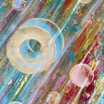 Painting titled "One Second" by Daniela Trandafir, Original Artwork, Acrylic