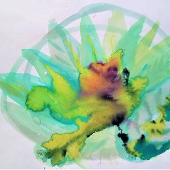 Schilderij getiteld "Quando se domam os…" door Sónia Marcos, Origineel Kunstwerk, Aquarel