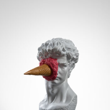 「Gelato David Handma…」というタイトルの彫刻 Dervis Yusuf Akdemirによって, オリジナルのアートワーク, 樹脂