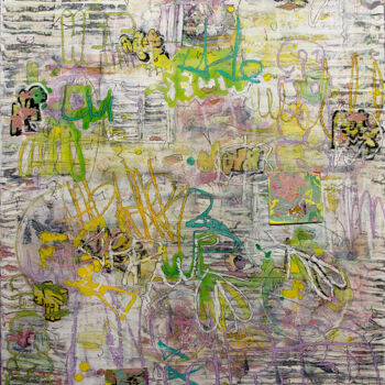 Peinture intitulée "FINES" par Nikita Nef, Œuvre d'art originale, Acrylique
