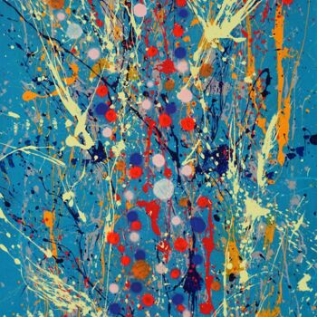 Peinture intitulée "N° 50.12 Lumière ma…" par Isa-L, Œuvre d'art originale, Acrylique Monté sur Châssis en bois