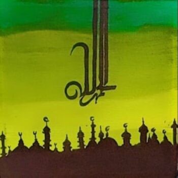 Schilderij getiteld "The Shadows of the…" door Oriental Empyrean - The Art Gallery, Origineel Kunstwerk, Acryl