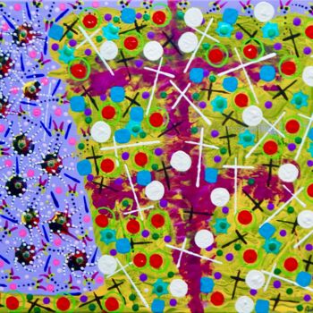Peinture intitulée "The Journey Across" par Adam Kamhi, Œuvre d'art originale, Acrylique