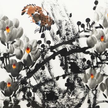 Painting titled "No dust world 无尘 （N…" by Dayou Lu, Original Artwork, Pigments