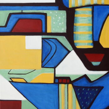 Painting titled "EFFORTLESS" by Stephen Lucas, Original Artwork, Acrylic Mounted on Wood Stretcher frame