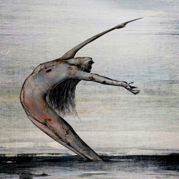 Digital Arts titled "Desperate" by Johan Van Dreven (jovadre), Original Artwork, Manipulated Photography Mounted on Other ri…