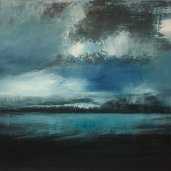 Painting titled "Winter Sky" by Alex Steele-Mortimer, Original Artwork, Oil