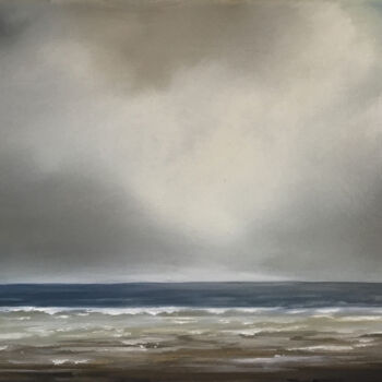 Peinture intitulée "Beyond The Edge Of…" par Mullo, Œuvre d'art originale, Huile