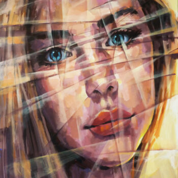 "PORTRAIT D" başlıklı Tablo Aleksandr Ilichev tarafından, Orijinal sanat, Akrilik