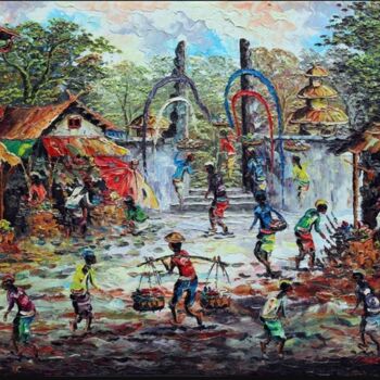 Painting titled "Simple marketing vi…" by Abhishek Singh, Original Artwork, Acrylic