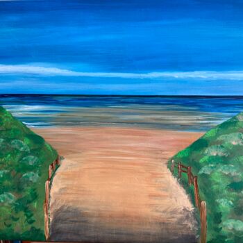 Peinture intitulée "L'infini" par Philippe Collinet, Œuvre d'art originale, Acrylique Monté sur Châssis en bois