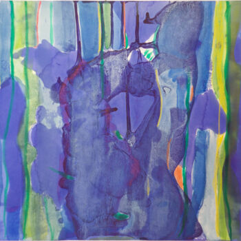 Painting titled "Vielschichtig" by Alois Oberndorfer, Original Artwork, Ink