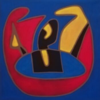 Painting titled "Éclats d'Instant" by Yahya Ahssaini, Original Artwork, Acrylic Mounted on Wood Stretcher frame