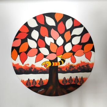 Peinture intitulée "Hymne au Printemps" par Jocelyne Deschamps-Kus, Œuvre d'art originale, Acrylique Monté sur Châssis en bo…