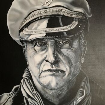 Painting titled "kapitein" by Airbrush Art Tp, Original Artwork, Airbrush