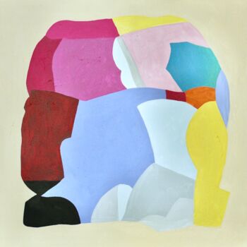 Painting titled "Fancy Odds XXXI" by Naoko Paluszak, Original Artwork, Acrylic