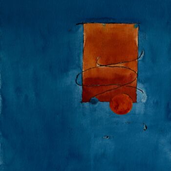 Painting titled "Suranné" by Arnaud Ghilain, Original Artwork, Watercolor
