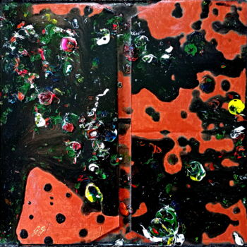 Malerei mit dem Titel "CIARPAME GALATTICO" von Giuseppe Grieco (EditorDreams), Original-Kunstwerk, Acryl