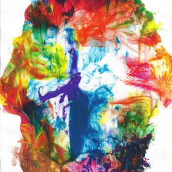Peinture intitulée "Flagrante rupture f…" par Sarah Leseigneur, Œuvre d'art originale, Gouache