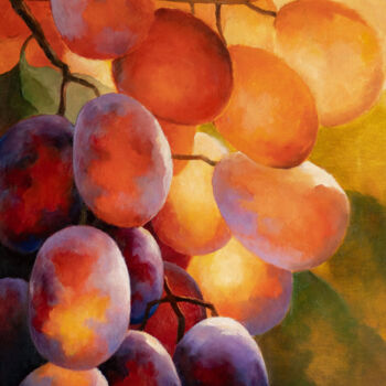 Ζωγραφική με τίτλο "Light on the grapes" από Igor Makeev, Αυθεντικά έργα τέχνης, Λάδι