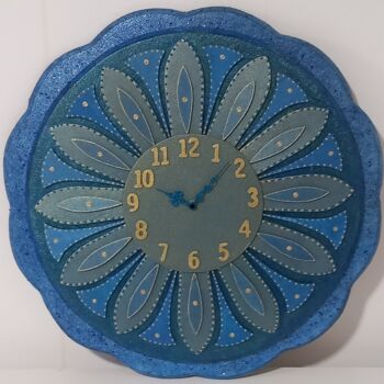Design intitulée "Mandala Relógio" par Estevão Páixão, Œuvre d'art originale, Art de la table