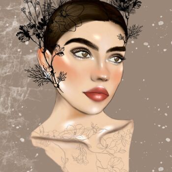 Digital Arts με τίτλο "The Art of being a…" από Dounia Jaaboub, Αυθεντικά έργα τέχνης, Ψηφιακή ζωγραφική
