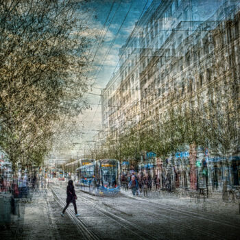 Photography titled "Avenue Foch, Dijon" by Alain Rappeneau, Original Artwork, Digital Photography