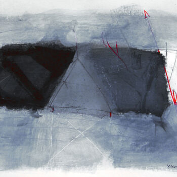 Painting titled "s/título 2007" by Carlos Yasoshima, Original Artwork, Gouache