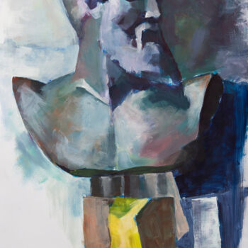 Painting titled "Ποσειδών / Poseidon" by Ioannis Filippopoulos, Original Artwork, Acrylic