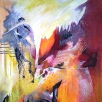 Painting titled "au pays du soleil l…" by Marcel Gris, Original Artwork, Oil