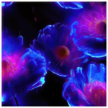 Digital Arts titled "Floraxy #1247" by Alexandre Kurcek (Sandro), Original Artwork, Digital Painting
