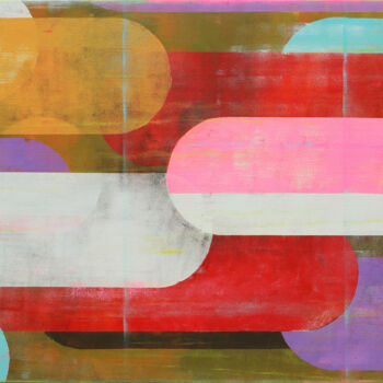 Painting titled "Traffic Full Color…" by Ronald Hunter, Original Artwork, Acrylic
