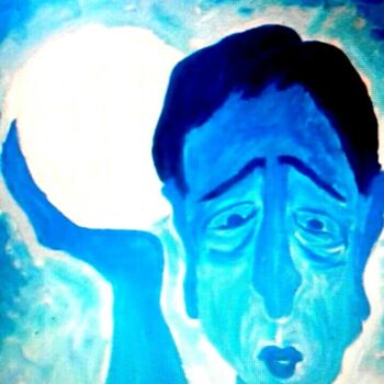 Schilderij getiteld "The Distress Soul" door Oriental Empyrean - The Art Gallery, Origineel Kunstwerk, Acryl