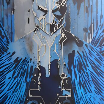 Digital Arts titled "Cowboyz" by Artynkom, Original Artwork, Digital Print