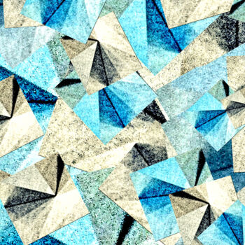 Photographie intitulée "Crystals 1a" par Ken Lerner, Œuvre d'art originale, Photographie numérique
