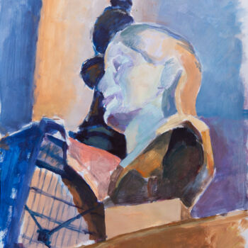 Painting titled "ΣΥΝΘΕΣΗ ΜΕ ΚΟΡΗ" by Ioannis Filippopoulos, Original Artwork, Acrylic