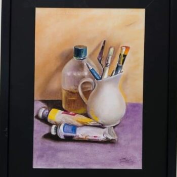 "Spoken Muteness" başlıklı Tablo Oriental Empyrean - The Art Gallery tarafından, Orijinal sanat, Pastel