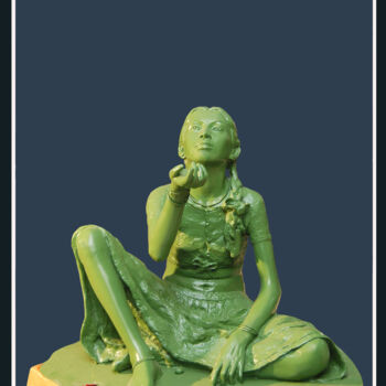 "Anupama[For sale in…" başlıklı Heykel Supriya Shinde tarafından, Orijinal sanat, Metaller