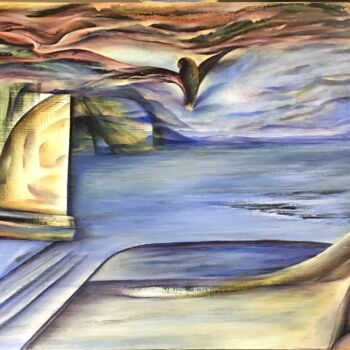 Peinture intitulée "HELVEGEN" par Fabrice Kocurek, Œuvre d'art originale, Huile Monté sur Châssis en bois