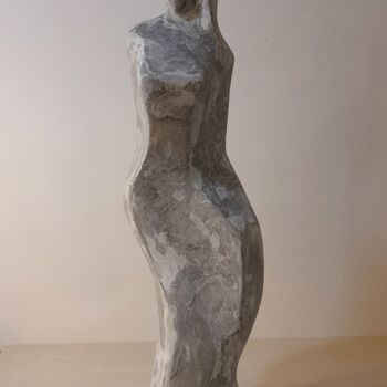 Sculpture intitulée "Viola" par Clark Camilleri, Œuvre d'art originale, Ciment